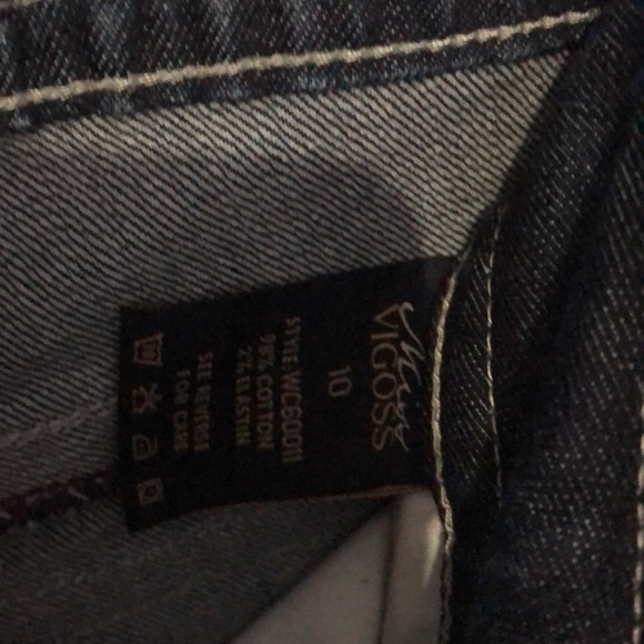 NWOT Miss Vigoss Crop jeans dark denim size 10 - Picture 4 of 8